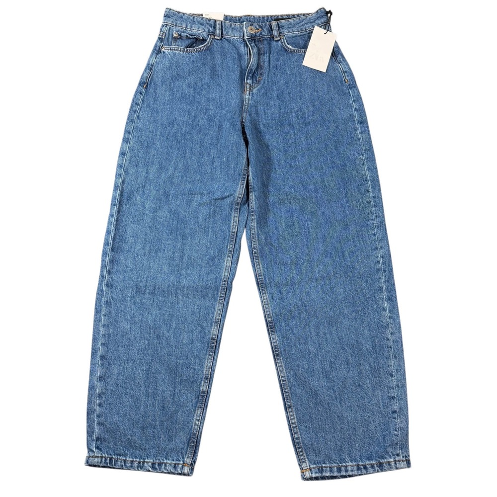 Zara Womens Blue Denim Jeans Size 4
